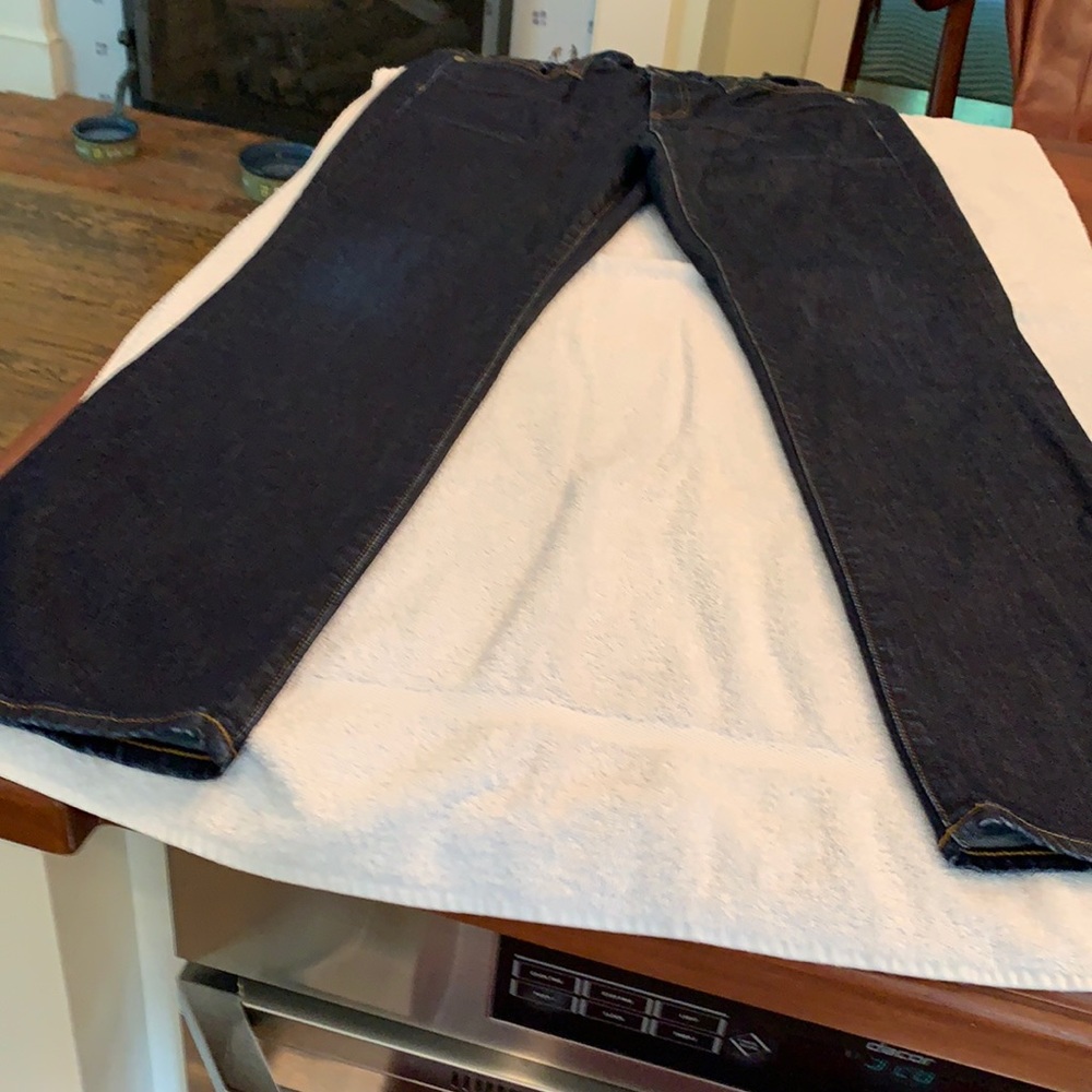 J Crew dark wash bootcut jeans. Size 32